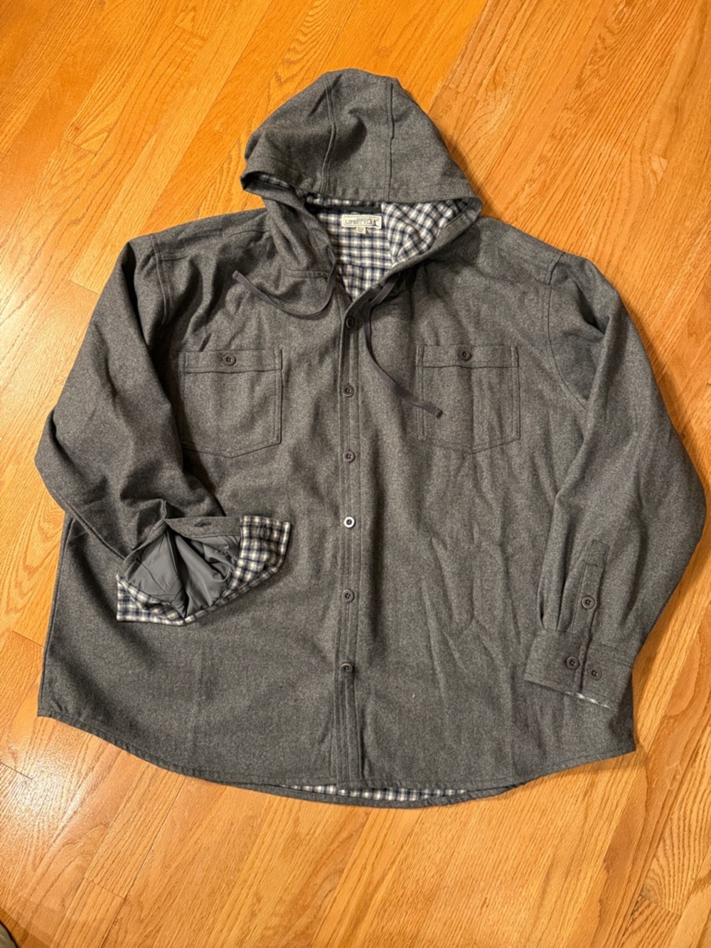 Westport Lifestyle Firepit Hooded Shirt Jacket Size 3XB Wool/Cotton